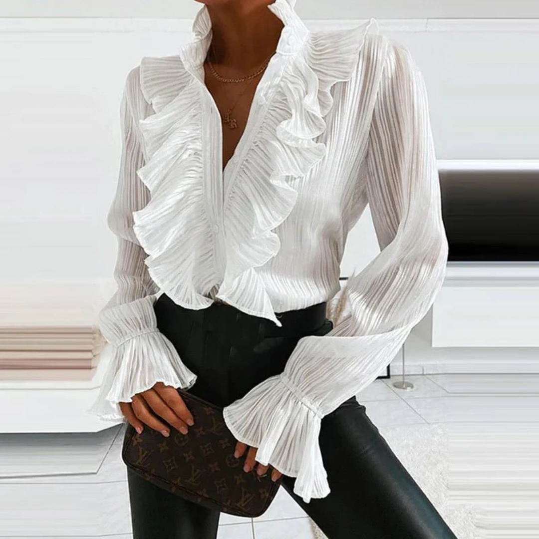 Women's Elegant Puff Sleeve Blouse | Summer