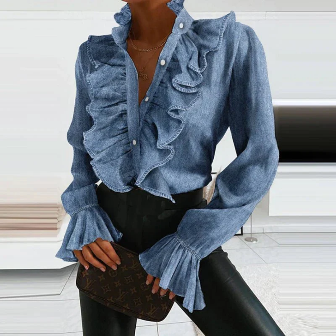 Women's Elegant Puff Sleeve Blouse | Summer