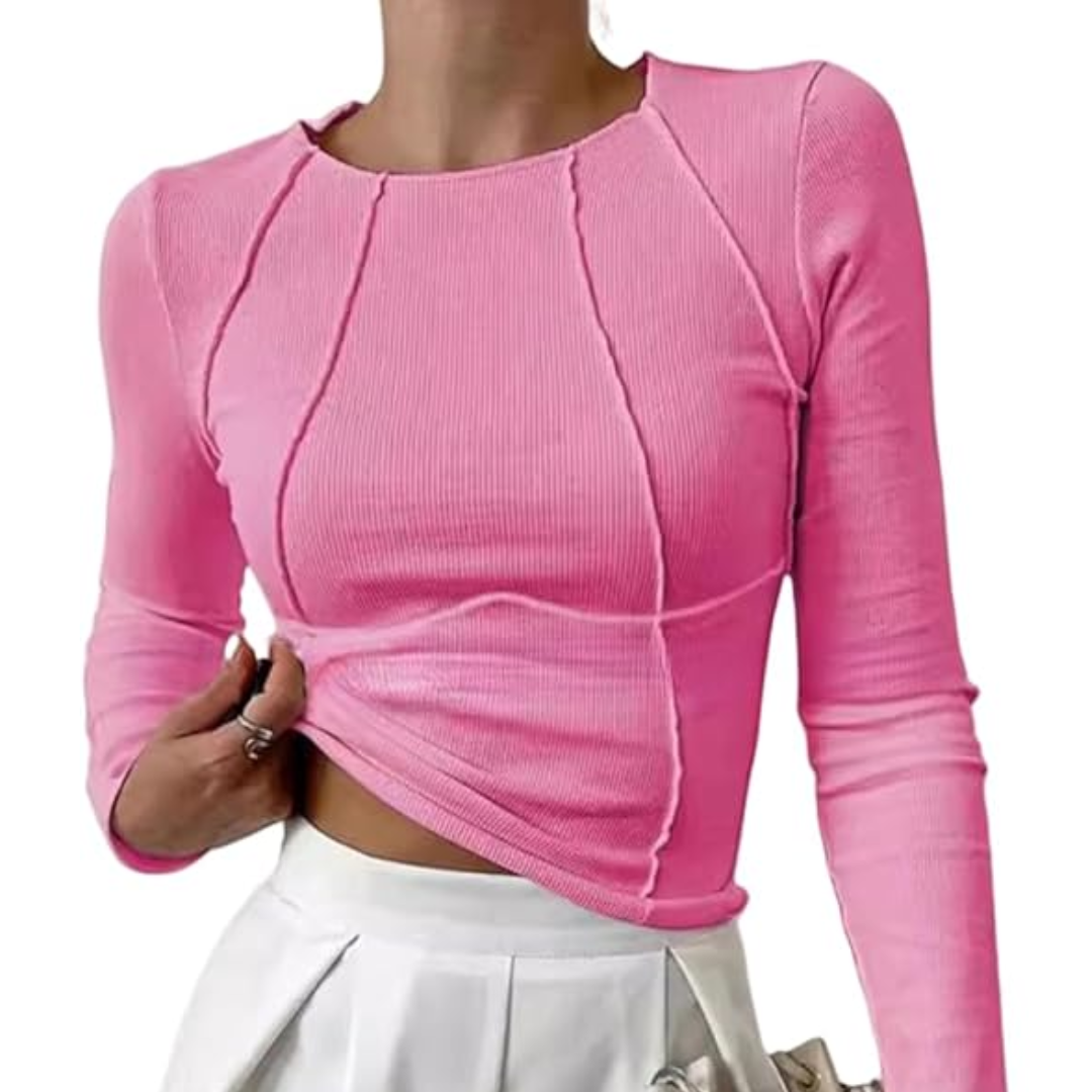 Women's Summer Crop Top | Long Sleeve