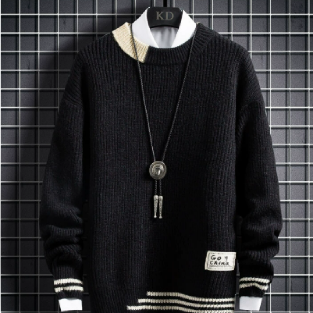 Men's Stylish Outdoor Knitted Sweater | Long Sleeve