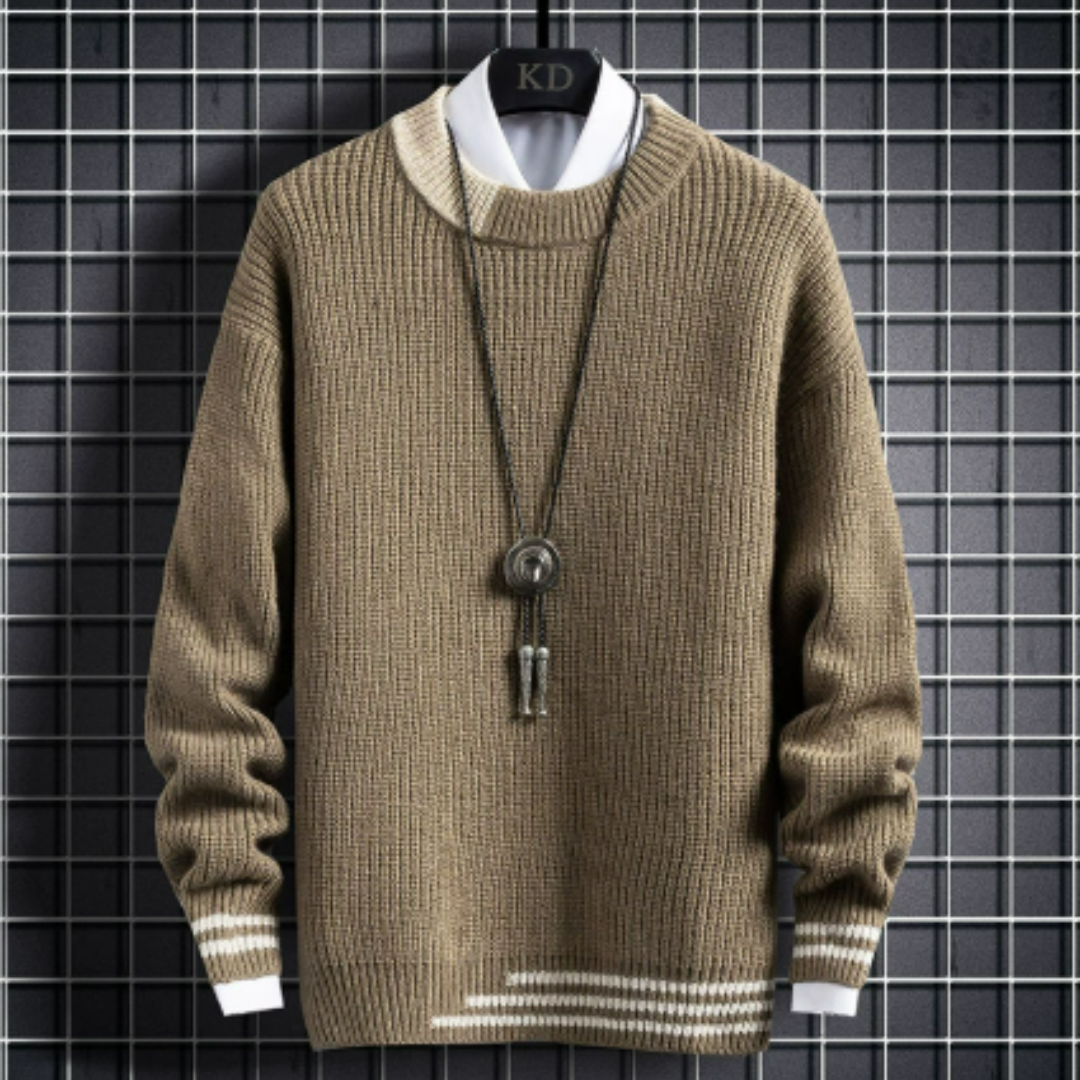 Men's Stylish Outdoor Knitted Sweater | Long Sleeve