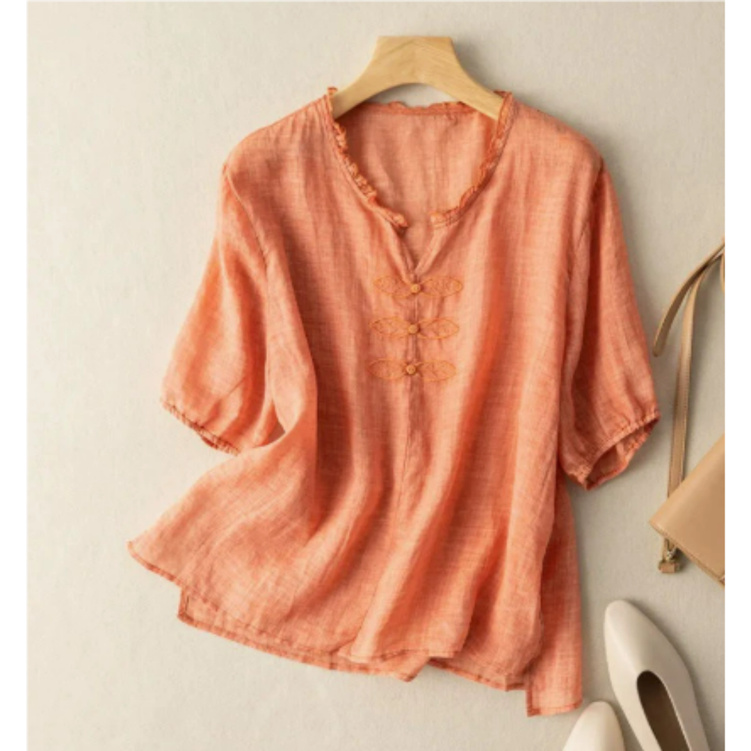 Women's Casual Button Down Blouse | Vintage