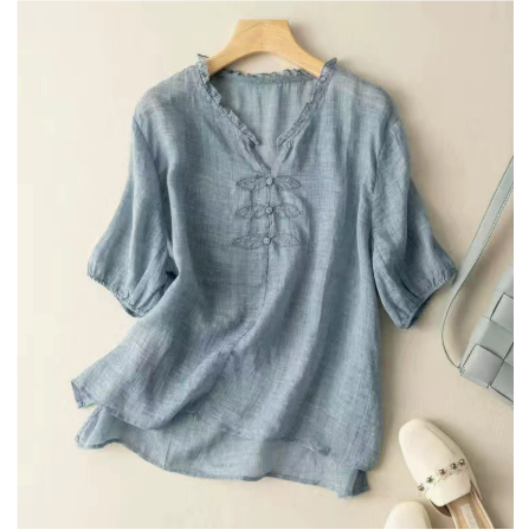 Women's Casual Button Down Blouse | Vintage