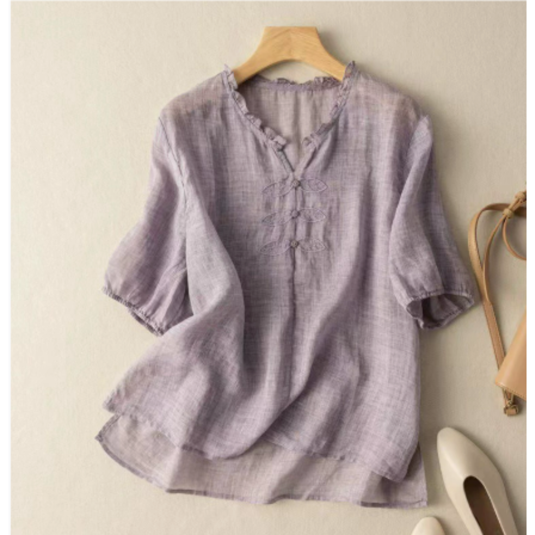 Women's Casual Button Down Blouse | Vintage