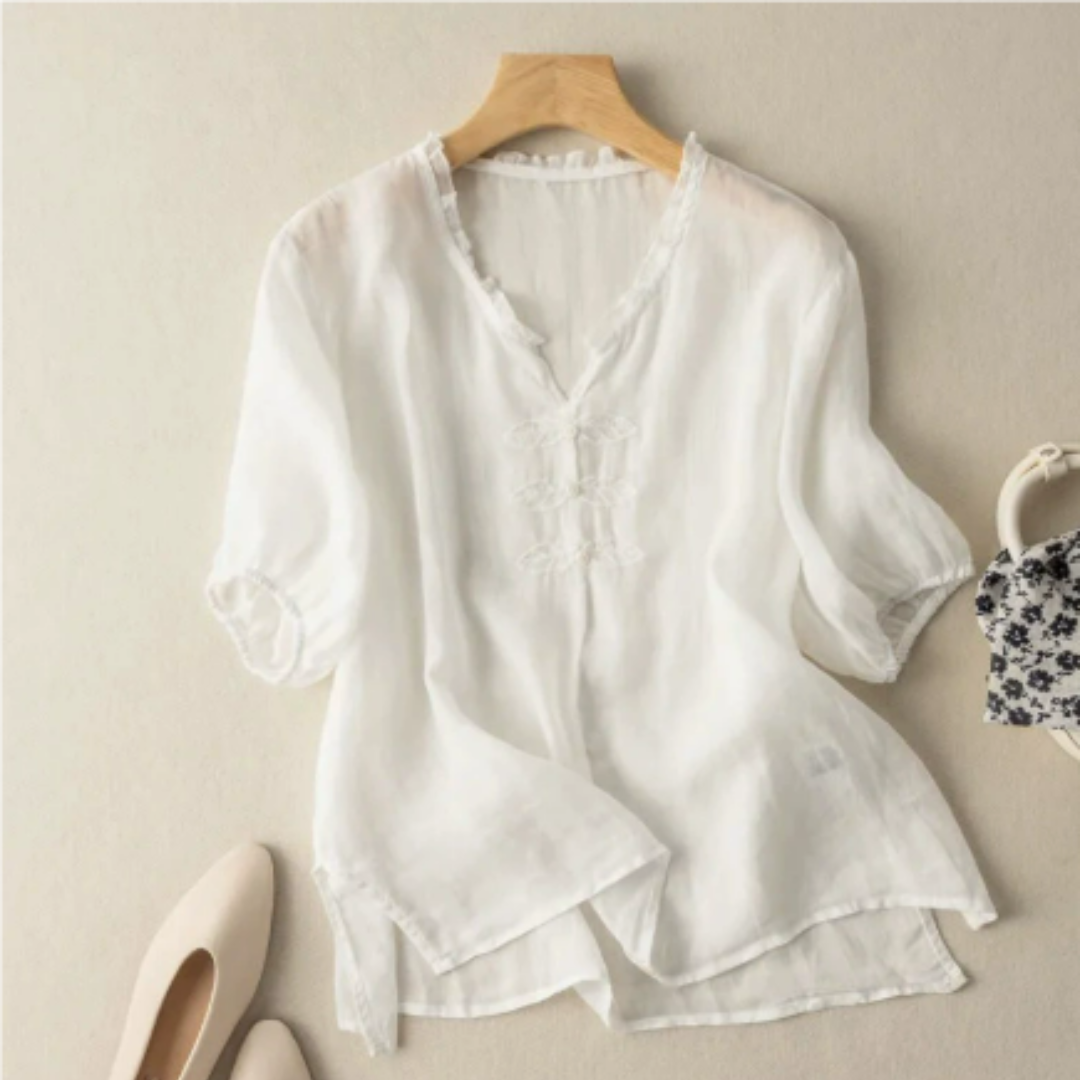 Women's Casual Button Down Blouse | Vintage