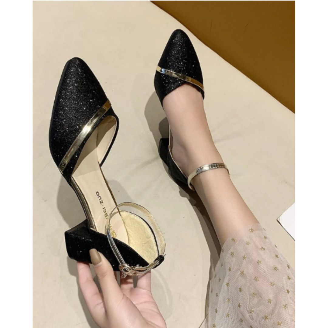 Women's Stylish Elegant Party Wedding Block Heel Sandal