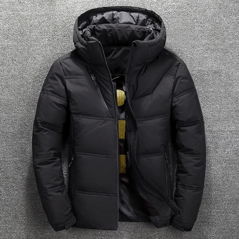 Samuelo | Men Winter Puffer Hooded Jacket | Warm
